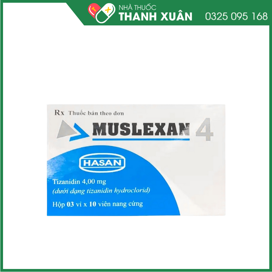 Muslexan 4 điều trị co cứng cơ hiệu quả